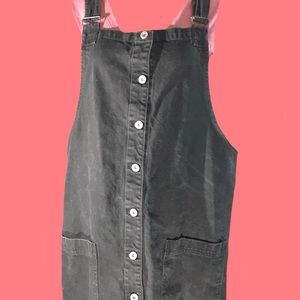 Arizona Black Jean Jumper Dress